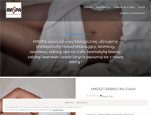 Tablet Screenshot of maspaodnowabiologiczna.com